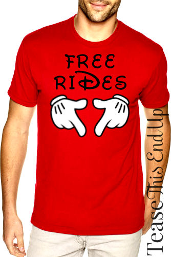 Free Rides Disney Mickey Röd skjorta