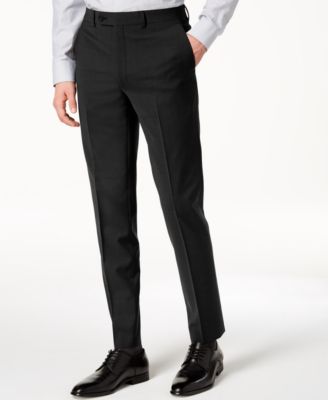 Calvin Klein Skinny Fit Infinite Stretch svarta kostymbyxor för män