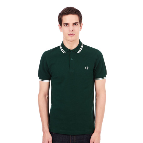 Fred Perry - Twin Tipped Fred Perry pikétröja (Ivy / Snow White) |  H HV