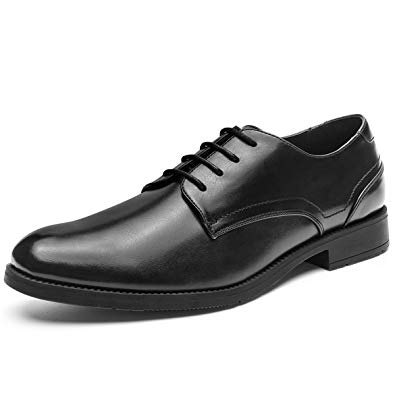 Amazon.com |  Klänning för män Skor Snörning Plain Toe Formella Oxford Skor