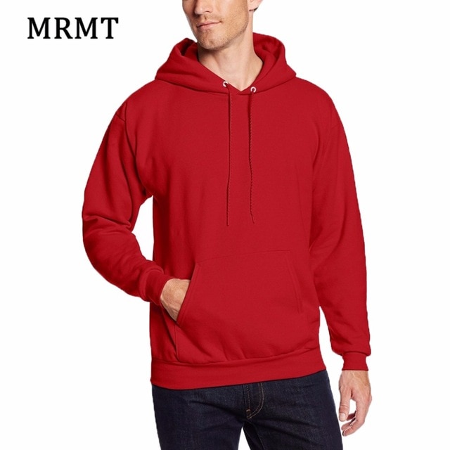 2018 MRMT helt nya röda huvtröjor för män för män smal
