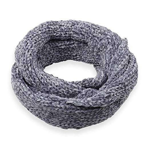 Knit Winter Infinity Circle Loop Scarf 2018 Nyaste handgjorda kvinnor
