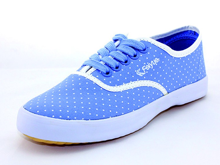 Feiyue Plain Sneakers, Feiyue Polka Dot skor, Feiyue Blue Sneakers