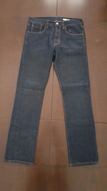 H&M SMAL SEAT SLIM LEG BOY'S MÖRKBLÅ JEANS DENIM STORLEK EUR 164 US