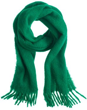 J.Crew Scarf i borstad italiensk ull i massiv, 69 $ |  J.Crew |  Lookastic.com