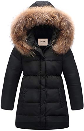 Amazon.com: ZOEREA Big Girls' Winter Parka Coat Puffer Jacka Vadderad