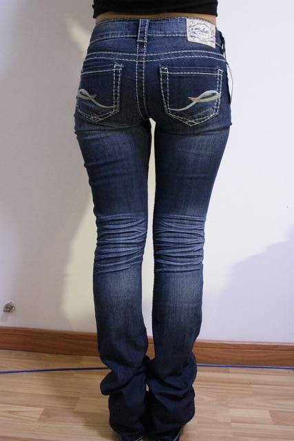 Silver jeans modejeans dam , flare byxor -in Jeans från