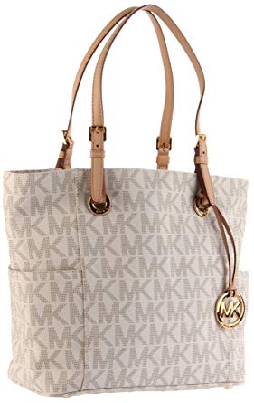 MICHAEL Michael Kors Signature Tote, Vanilj, en storlek: Handväskor