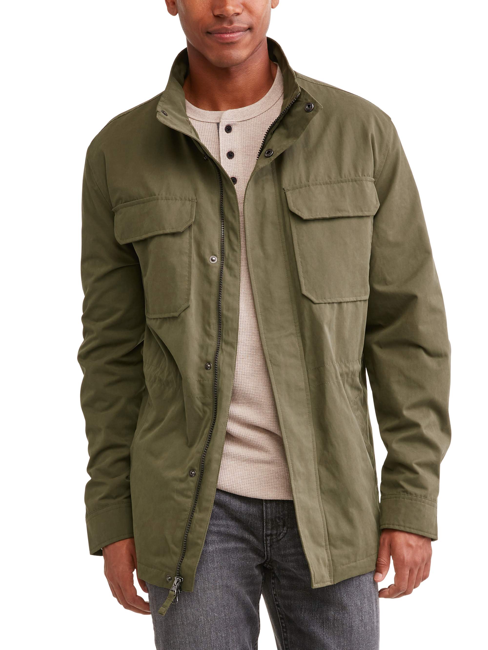 George - Field Jacket för män upp till storlek 5Xl - Walmart.com