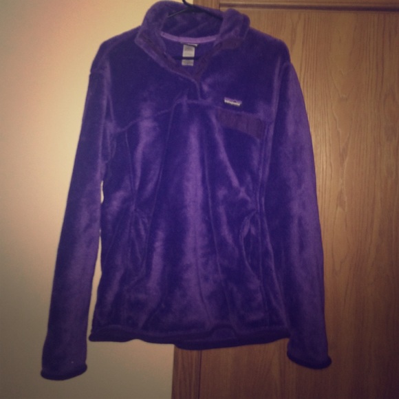 Patagonia jackor & kappor |  Lila tröja för kvinnor |  Poshmark