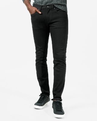 Skinny Black Destroyed Stretch Jeans |  uttrycka