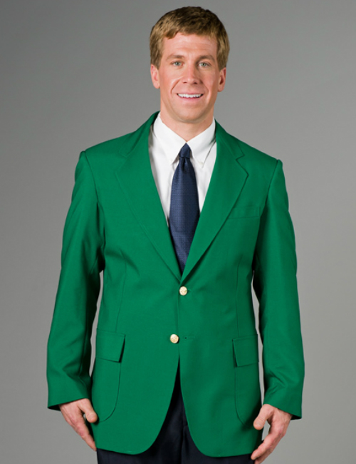 Kelly Green Mens Blazer, maskintvättbar, från $89