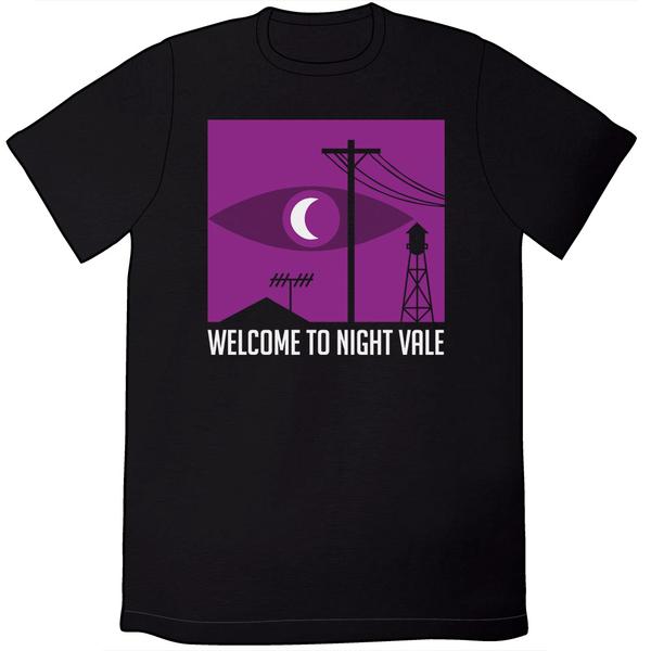 Välkommen till Night Vale logotypskjortor och tankar u2013 TopatoCo