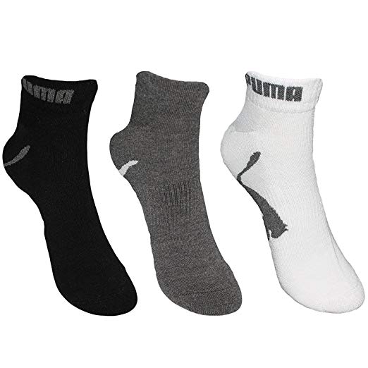 Amazon.com: Puma Socks Quarter Cut Strumpor för män (paket med 6) (svart