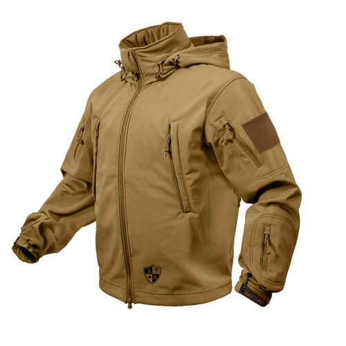 Coyote Brown Tactical Jacket |  All Weather Winter Coat - SA Team