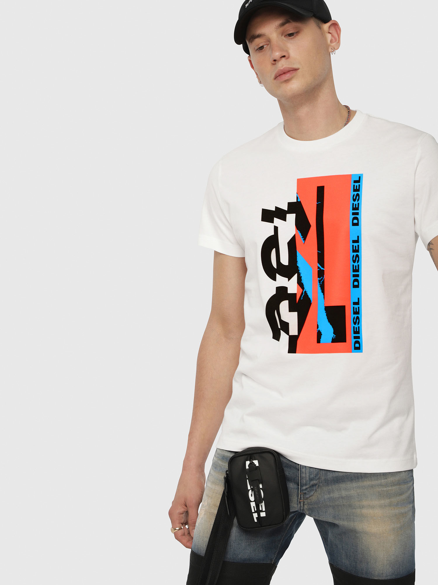 T-shirts för män: logotyp, grafik |  Diesel onlinebutik