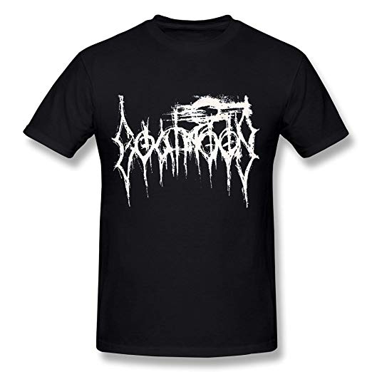 Amazon.com: SIANDA Men's Goatmoon Band Logotyp T-shirts Storlek L Svart