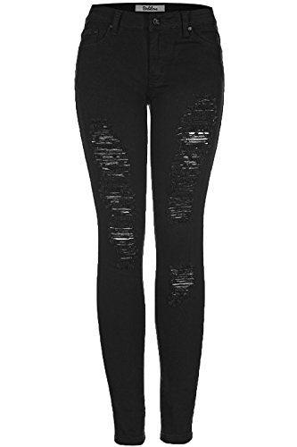 2LUV Women's Distressed Skinny Jeans på Amazon Women's Jeans butik
