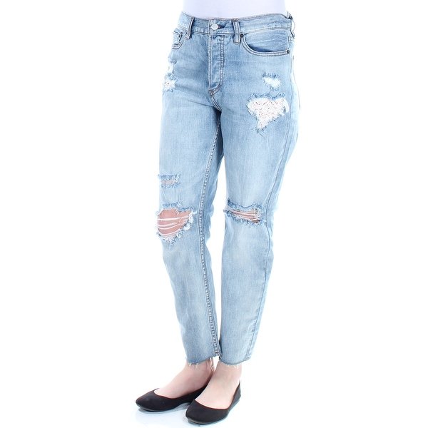 Handla Damblå Casual Jeans med raka ben storlek 128 - Fri frakt