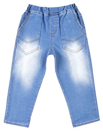 Amazon.com: Loose Kids Pojkar vinter Husky Denim pojkar jeans byxor Pojkar