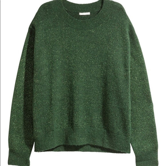 H&M tröjor |  Hm Grön tröja |  Poshmark