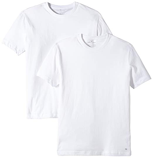 Tom Tailor T-shirt, rund hals, dubbel, vit eller svart |  Amazon.com
