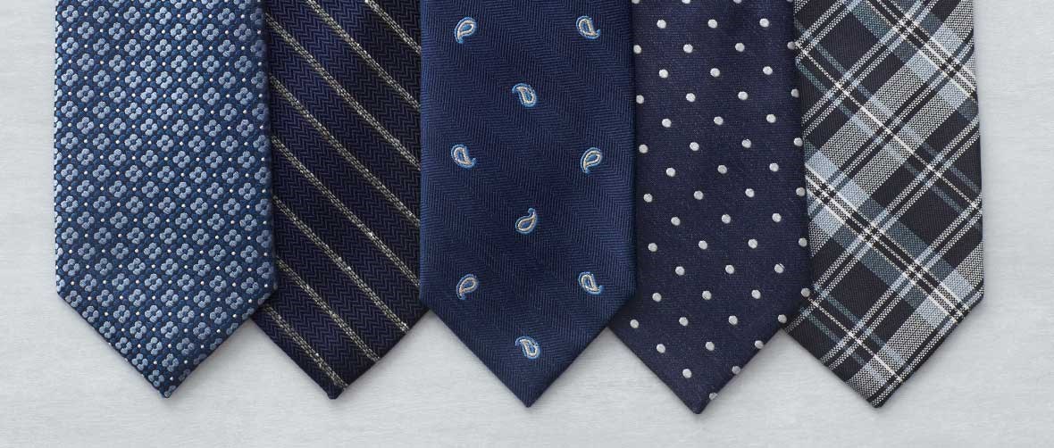 The Tie Bar - Blå slipsar