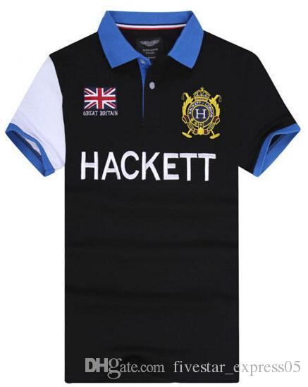 2019 London Hackett Racing Casual Pikétröja Herr HKT Sport Polo