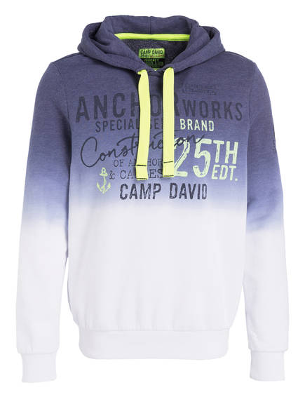 Camp David Hoodie med Logo-Stickerei Black L: Bekleidung