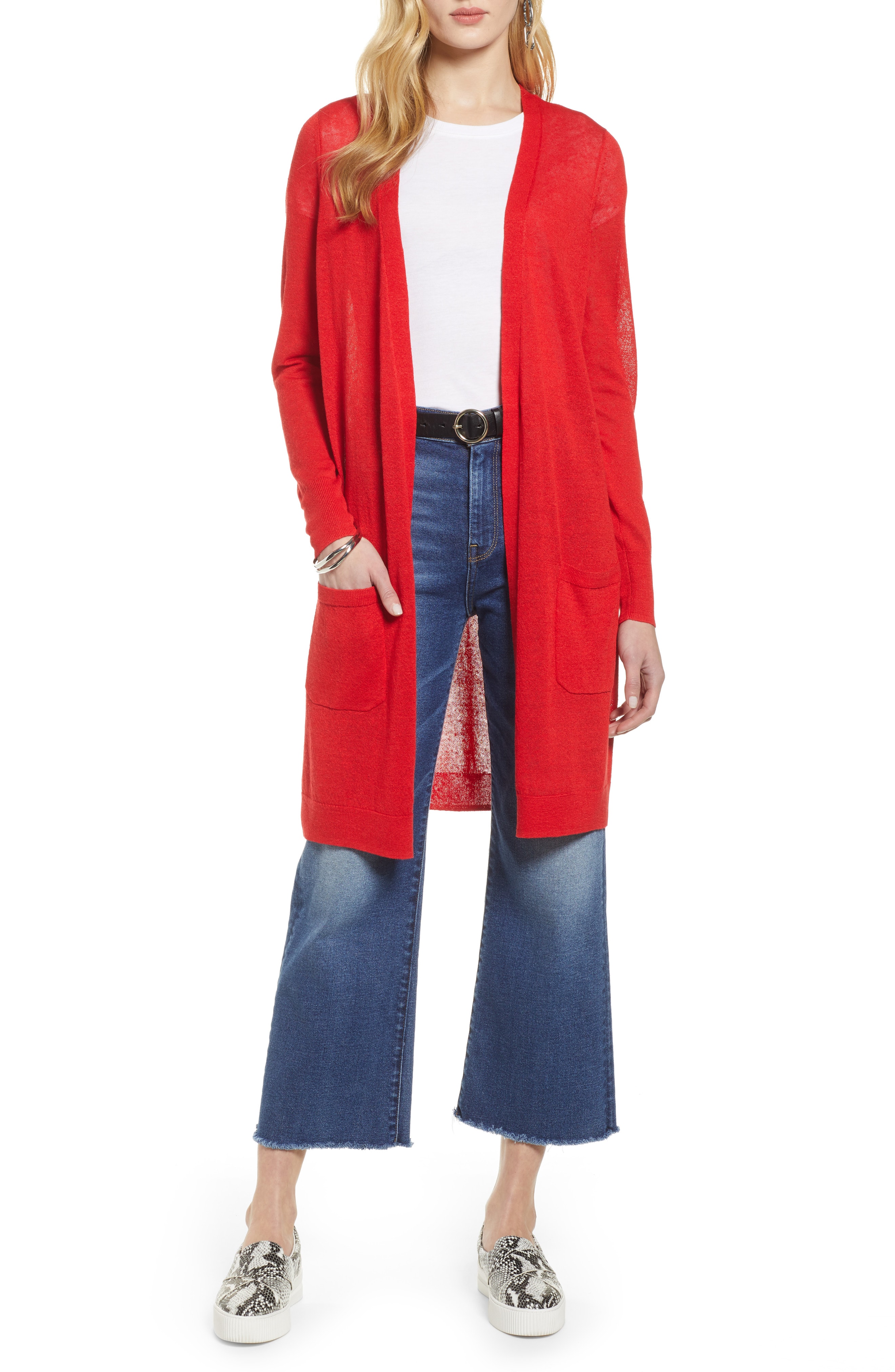 Röd cardigan tröjor för kvinnor |  Nordström