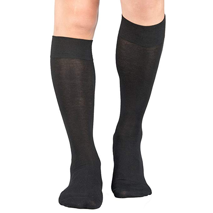Amazon.com: 3 par knähöga strumpor för män: Kläder