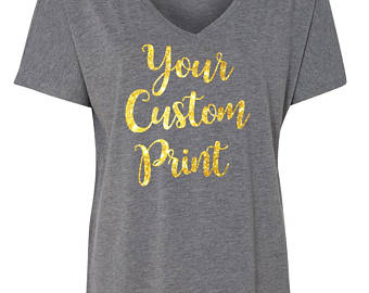 Custom glitterskjorta |  Etsy
