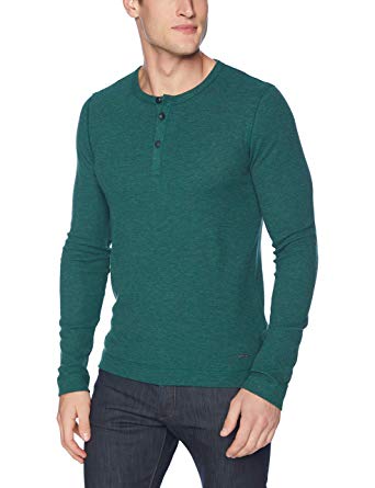 Amazon.com: Hugo Boss Trix Henley Slim Fit Långärmad T-shirt för män