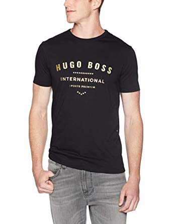 Amazon.com: Hugo Boss Herrtröja 1 Hb Internationell T-shirt: Kläder