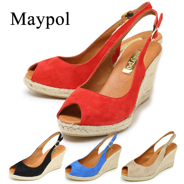 VIAJERO HONTEN: Maypole maypol espadrille wedge sandal vårsommar