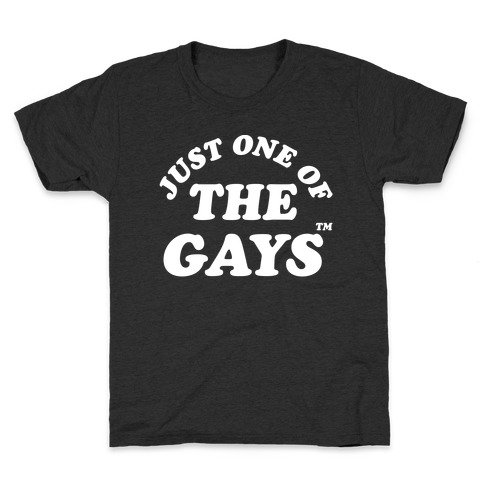 Bara en av Gays TM Wht T-shirt |  Titta HUMAN
