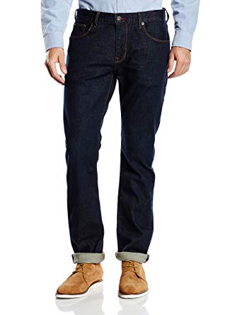 Tommy Hilfiger Denton B Stretch raka jeans för män: Amazon.co.uk