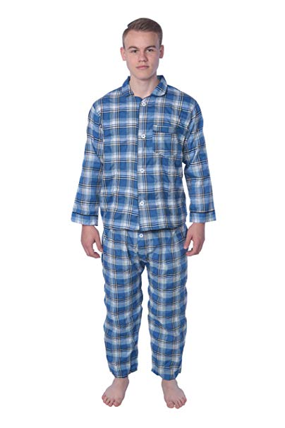 JAMES FIALLO Pyjamasset för män, skjorta och matchande PJ-byxor, 100