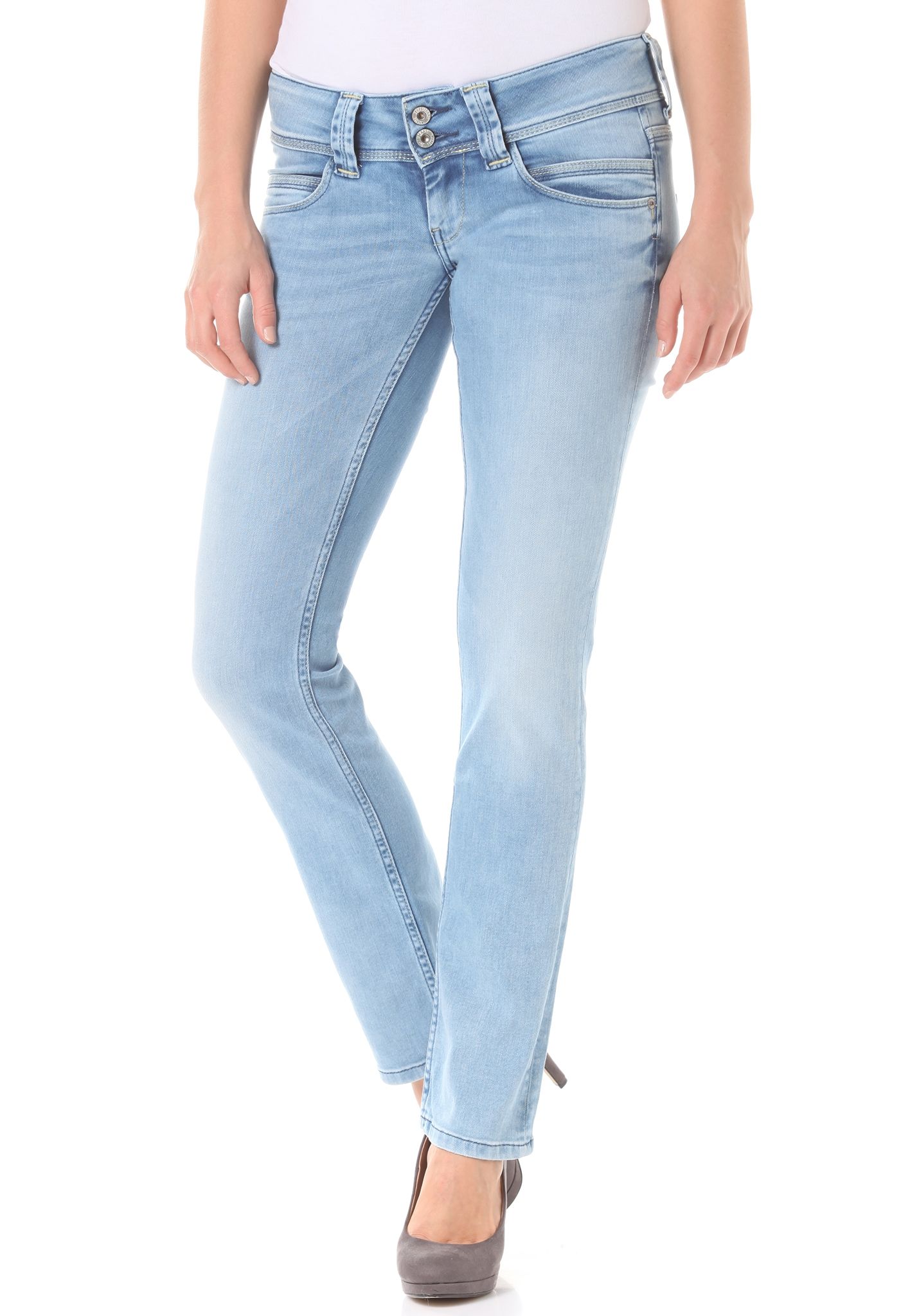 Pepe Jeans Venus pepe jeans venus - jeans jeans för kvinnor - blå - planet sport ORAVGEA