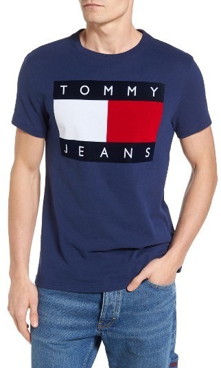 TOMMY HILFIGER T-SHIRTS ... tommy hilfiger platt t-shirt från 90-talet ... QGJYVIX