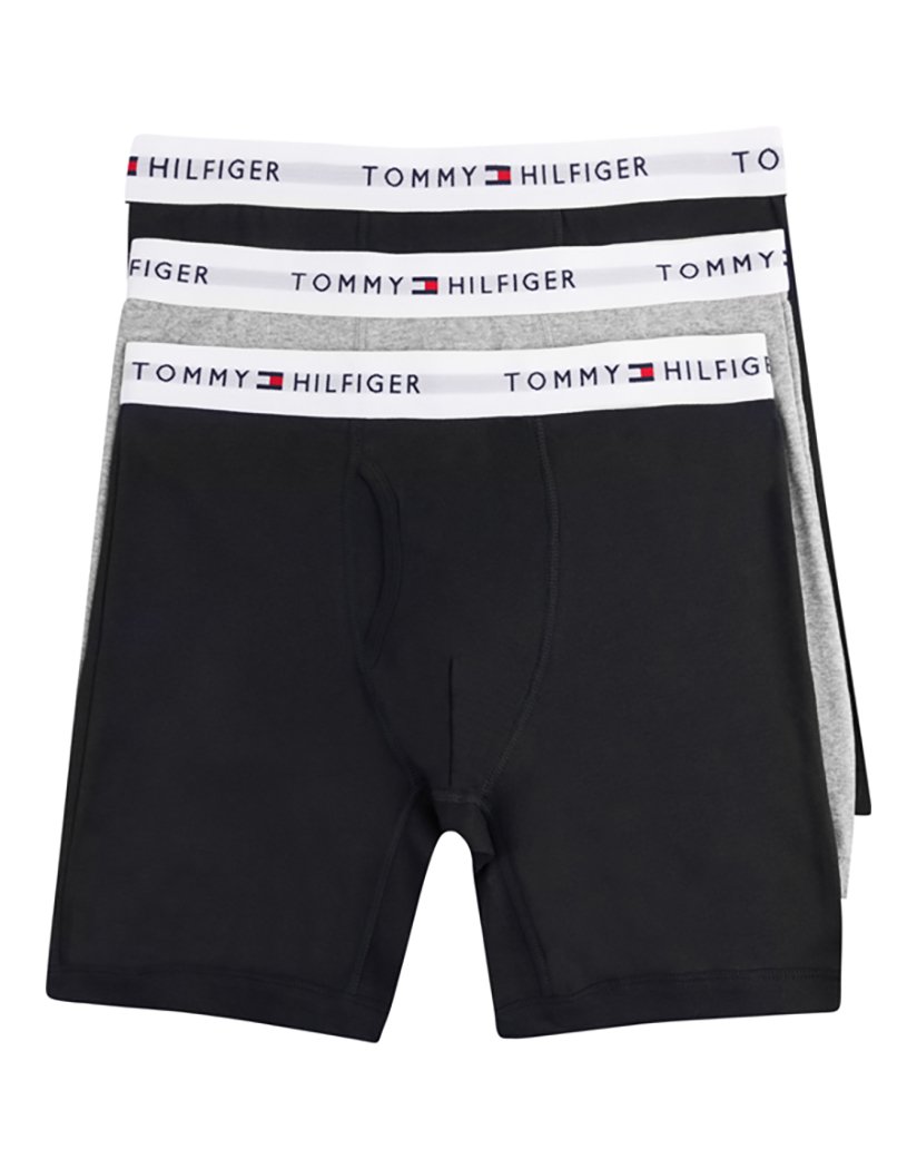 Tommy Hilfiger Underkläder svart/grå/svart fram 3-pack klassiska boxertrosor RJDXQUN