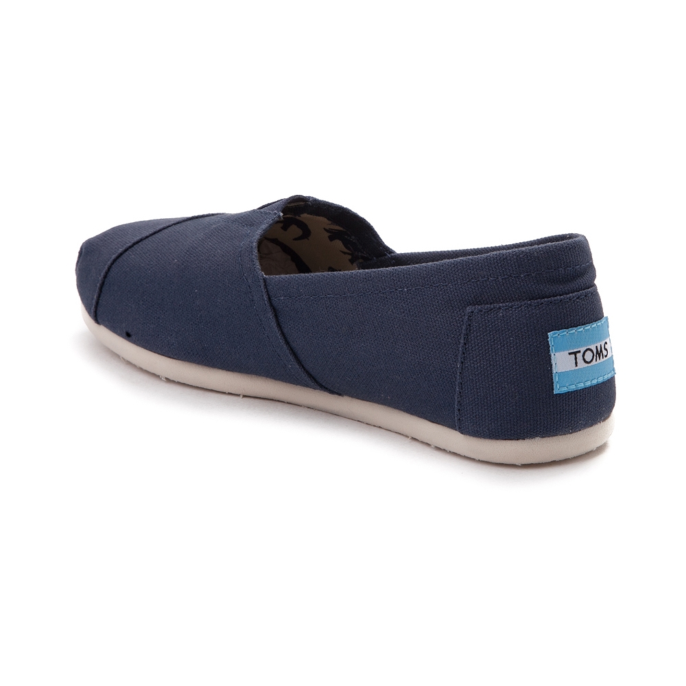 Tom's Shoes ... alternativ vy: dam toms klassisk slip on casual shoe - marinblå - alt2 ... JHOSKOX