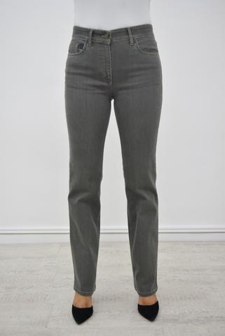 ZERRES JEANS zerres grå/gröna jeans - 2507 511 35 NACATZS