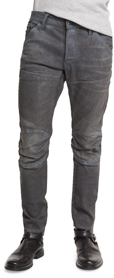 G-Star 5620 Jeans ... g star g star 5620 3d slim fit dubbade moto jeans mörkåldrade skomakare ... BZKDWCB