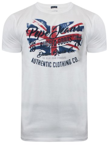 u003ePepe Jeans Fifa vit T-shirt.  https://static4.cilory.com/243501-thickbox_default/pepe-