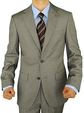 GN GIORGIO NAPOLI Presidential 2-knapps kostym för män, separat kappa blazer (36 Short US /