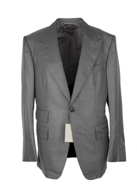 Ny TOM FORD Windsor grå kostym storlek 50 / 40R US Silk Wool Fit A