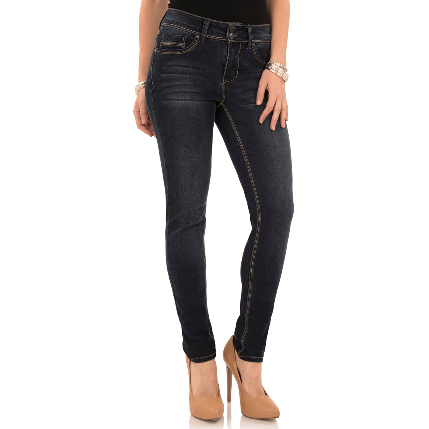 Kvinnors änglar Curvy Fit Skinny Jeans