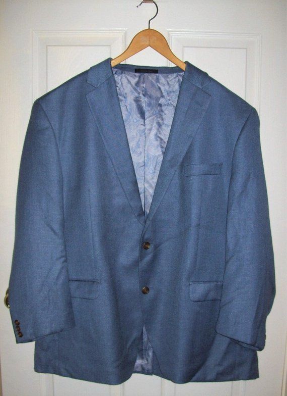 Vintage blågrå sportjacka för män från Chaps storlek 50 R Endast 10