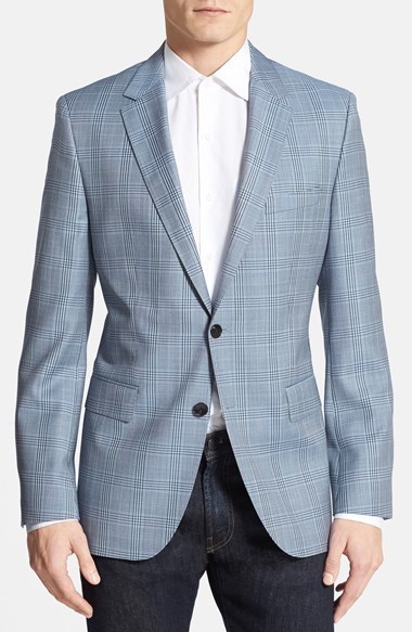 ... Blazers Hugo Boss Boss James Trim Fit Rutig sportkappa ...